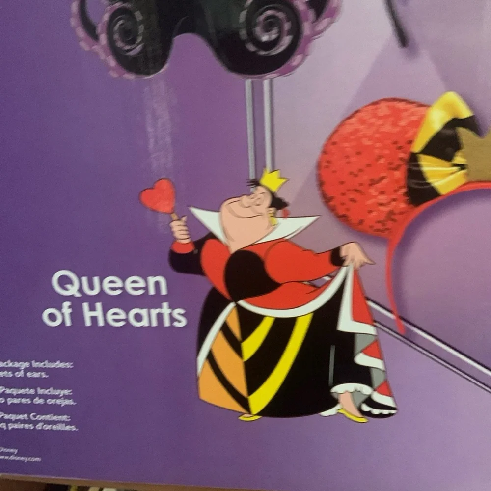 Disney Villains 5 Piece Ear Kit, New In Box